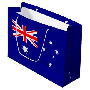Sacola Para Presentes Grande Bandeira Australiana Patriótica Grande Bag para Pr