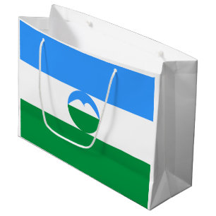 Sacola Para Presentes Grande Bandeira da Cabárdia-Balcária