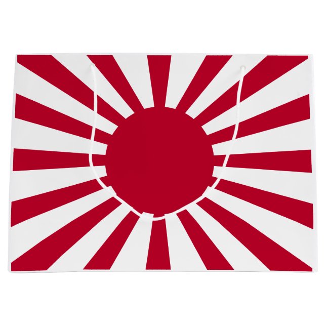 Sacola Para Presentes Grande Bandeira da Guerra Imperial do Japão (Frente)