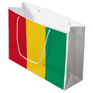 Sacola Para Presentes Grande Bandeira da Guiné