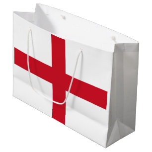 Sacola Para Presentes Grande Bandeira da Inglaterra