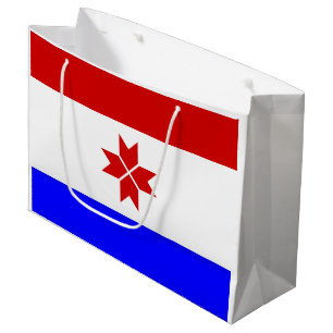 Sacola Para Presentes Grande Bandeira da Mordóvia