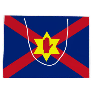 Sacola Para Presentes Grande Bandeira da Nação Ulster (Irlanda Norte)