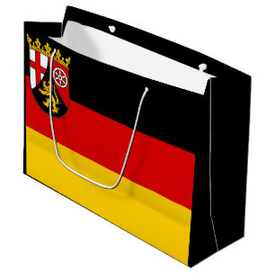 Sacola Para Presentes Grande Bandeira da Renânia-Palatinado Large Gift Bag