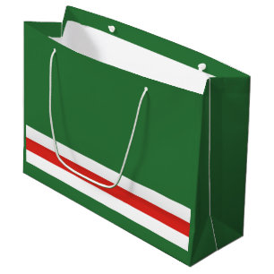 Sacola Para Presentes Grande Bandeira da República Chechena de Ichkeria