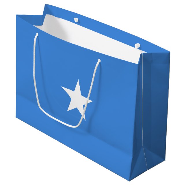 Sacola Para Presentes Grande Bandeira da Somália (Frente inclinada)