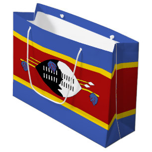 Sacola Para Presentes Grande bandeira da Suazilândia