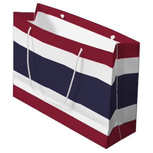 Sacola Para Presentes Grande Bandeira da Tailândia