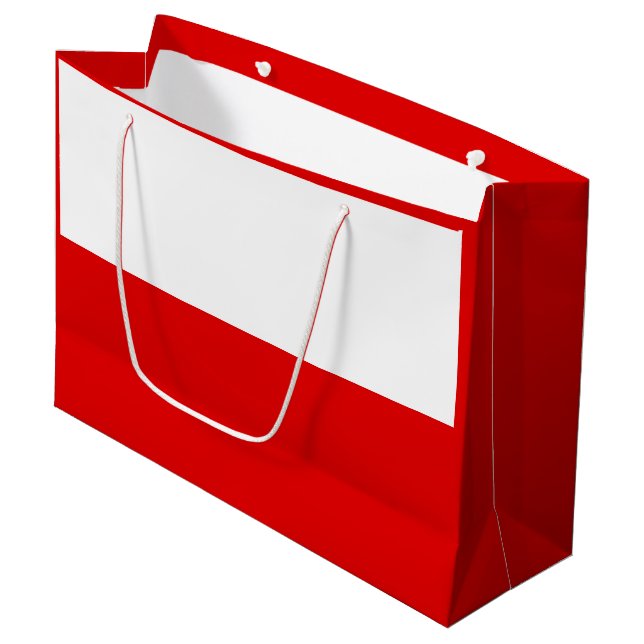 Sacola Para Presentes Grande Bandeira da Turíngia Large Gift Bag (Frente inclinada)