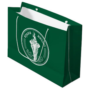 Sacola Para Presentes Grande Bandeira de Bangkok, Tailândia Grande Saco de Pres