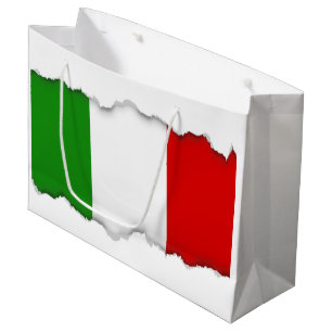 Sacola Para Presentes Grande Bandeira de Italia