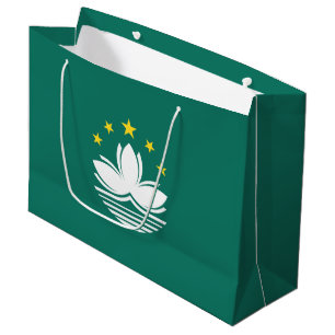 Sacola Para Presentes Grande Bandeira de Macau
