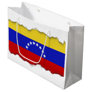 Sacola Para Presentes Grande Bandeira de Venezuala