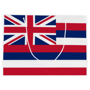 Sacola Para Presentes Grande Bandeira do Havaí (Estado dos EUA)