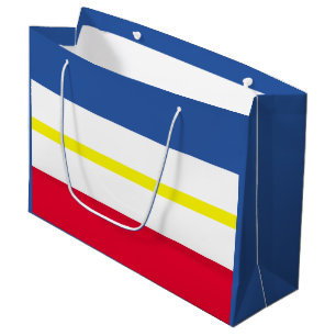 Sacola Para Presentes Grande Bandeira do Meclemburgo-Pomerânia Ocidental Grande