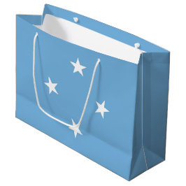 Sacola Para Presentes Grande Bandeira dos Estados Federados da Micronésia