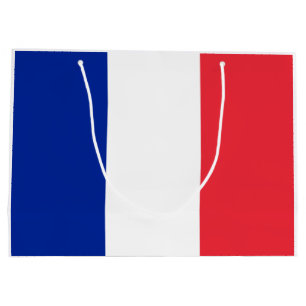 Sacola Para Presentes Grande Bandeira francesa (França)