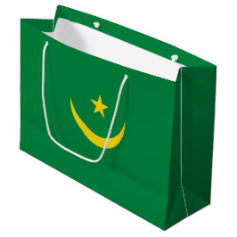 Sacola Para Presentes Grande Bandeira mauritana