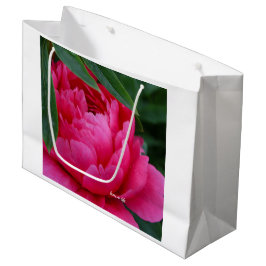 Sacola Para Presentes Grande Bashful Pink Peony
