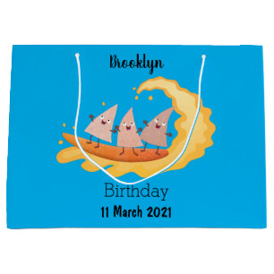 Sacola Para Presentes Grande Batatas-fritas de milho em nachos