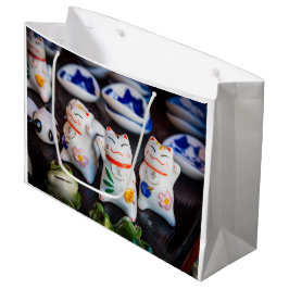 Sacola Para Presentes Grande Beckoning - figurinos de gatos