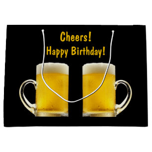 Sacola Para Presentes Grande Beer Beer Álcool Beer Beer Bethday Comemorações Be