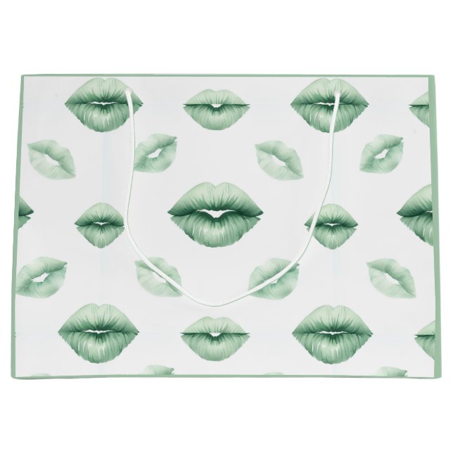 Sacola Para Presentes Grande Beijos da St Patty (Frente)