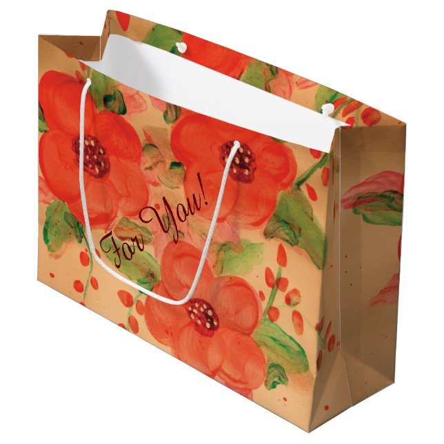 Sacola Para Presentes Grande Bella Gift Bag (Frente inclinada)