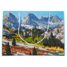 Belo Dia de Neve Laranja Amarelo Azul