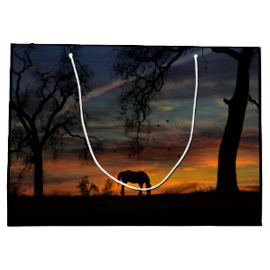 Sacola Para Presentes Grande Belo Saco de Presente de Cavalo