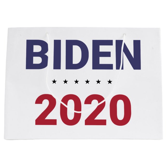 Sacola Para Presentes Grande Biden 2020 (Eleição Dos EUA) (Frente)