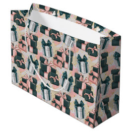 Sacola Para Presentes Grande Birthday Pattern 