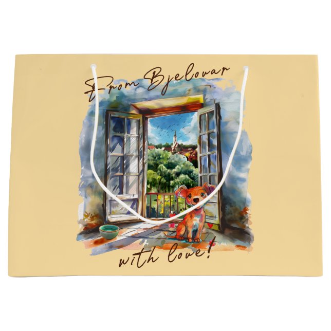 Sacola Para Presentes Grande Bjelovar (Frente)