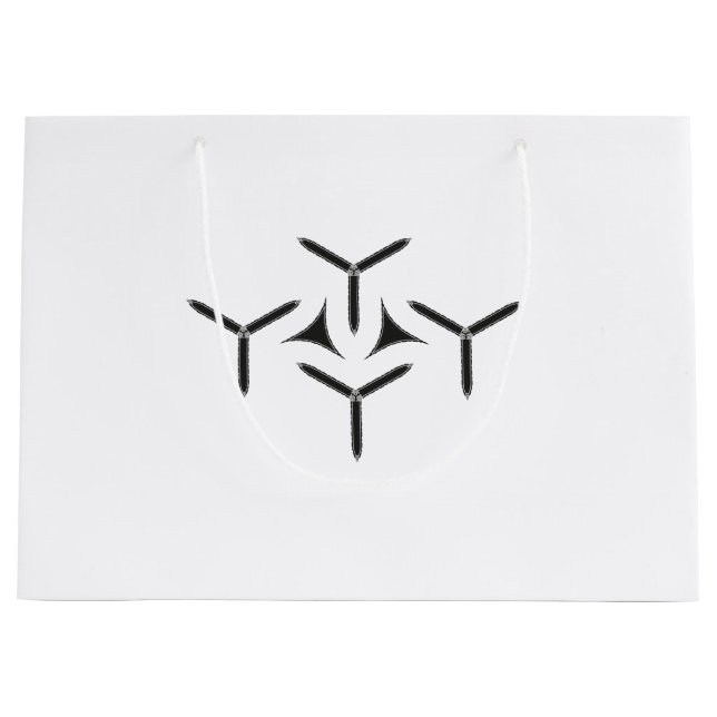 Sacola Para Presentes Grande Blade Gótica - Grande Saco de Presente (Frente)