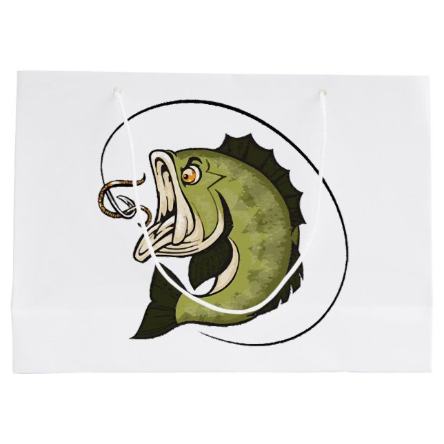 Sacola Para Presentes Grande Boca de Robalo Grande (Verso)