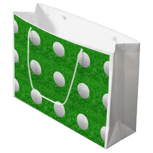 Sacola Para Presentes Grande Bolas De Golfe Sobre A Lei