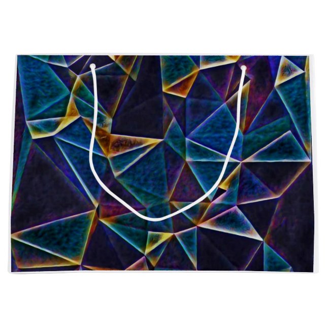 Sacola Para Presentes Grande Bolhas quebradas (Frente)