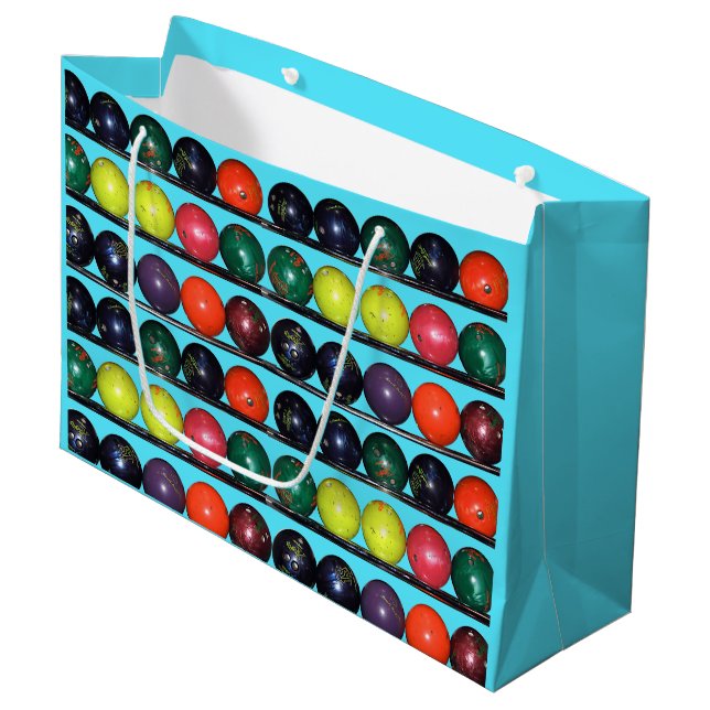 Sacola Para Presentes Grande Boliche Blitz (Frente inclinada)