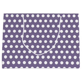 Sacola Para Presentes Grande Bolinhas em verde