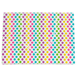 Sacola Para Presentes Grande Bolinhas PÁSCOAS BRILHANTES