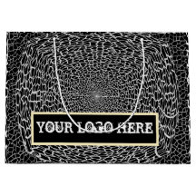 BOLSA DE PRESENÇA GRANDE DOURADA_PRETA_PRATEADA