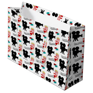 Sacola Para Presentes Grande Bolsa de presente de festas de amantes de filmes d