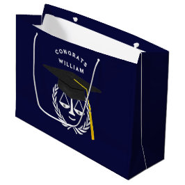 Sacola Para Presentes Grande Bolsa de Presente de Formatura de Direito Grande