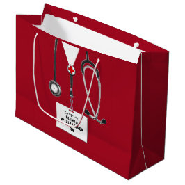 Sacola Para Presentes Grande Bolsa de Presente de Formatura de Enfermagem Criat