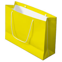 Bolsa de Presente Grande Amarelo Canário - Brilhan