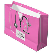 Bolsa de Presente Grande para Formatura de Enferme