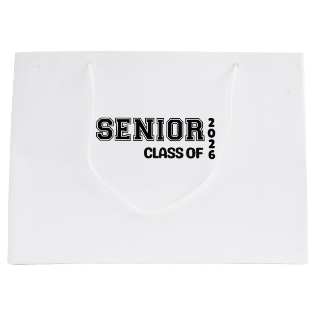 Sacola Para Presentes Grande Bolsa de Presente para Senior 2026 (Frente)