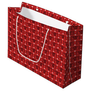 Sacola Para Presentes Grande Bolsa de presentes de festas de bilhetes para film