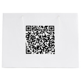 Sacola Para Presentes Grande Bolsa Grande Personalizada com Código QR para Prom