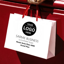 Sacola Para Presentes Grande Bolsa Personalizada Básica Logo, Bolsa de Compras 